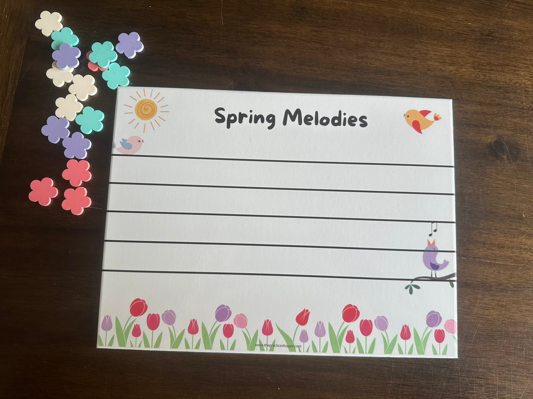 Mini Flower Note Magnets