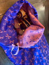 Load image into Gallery viewer, Pure Mulberry Silk Violin Bag - Twilight Dragonfly
