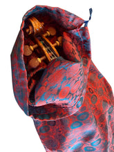 Load image into Gallery viewer, Pure Mulberry Silk Violin Bag - Ember Rose
