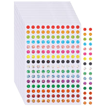 Load image into Gallery viewer, Glitter Mini Circle Stickers
