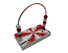 Load image into Gallery viewer, Red Burst Bead Counter

