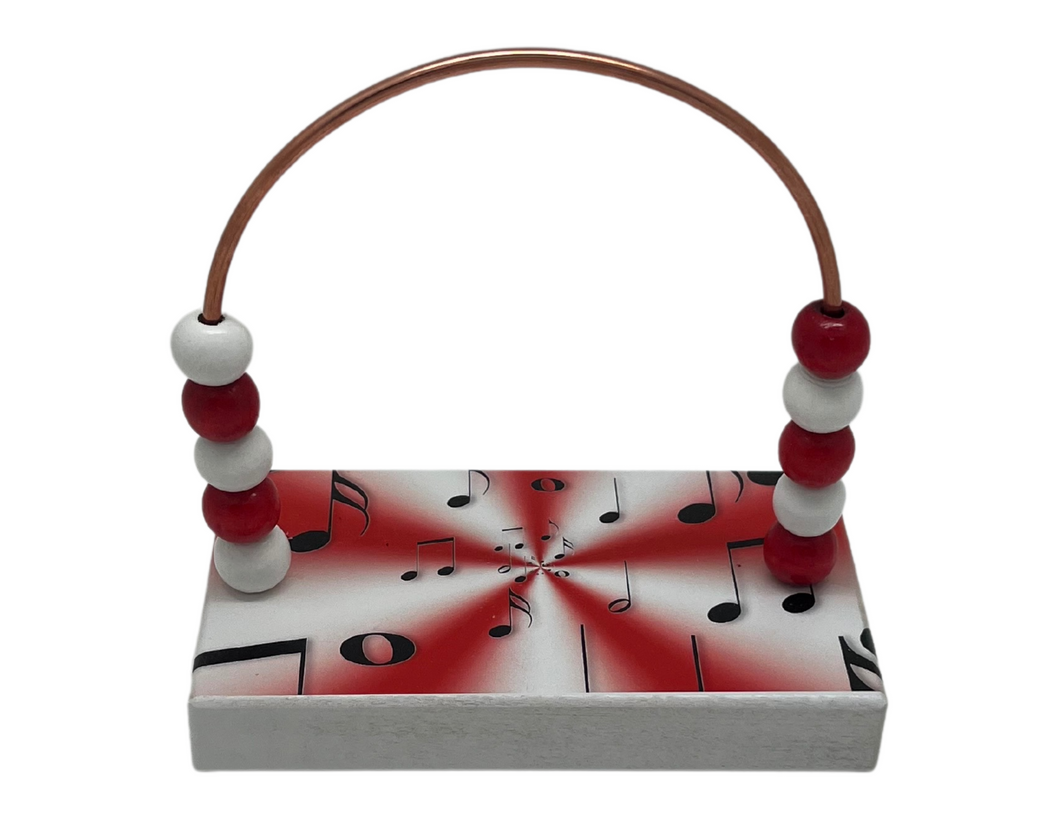 Red Burst Bead Counter