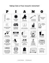 Load image into Gallery viewer, Piano Bingo - Taking Care of Your Acoustic Instrument

