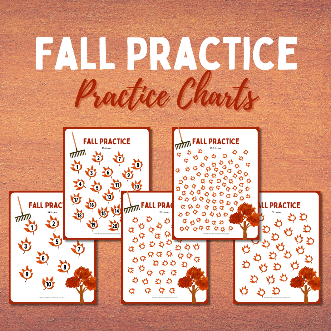 Fall Practice Charts (Digital Download)