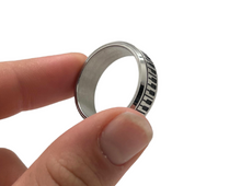 Load image into Gallery viewer, Stainless Steel Piano Spinning Ring
