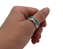 Load image into Gallery viewer, Stainless Steel Piano Spinning Ring
