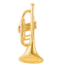 Load image into Gallery viewer, Trumpet Brass Pin
