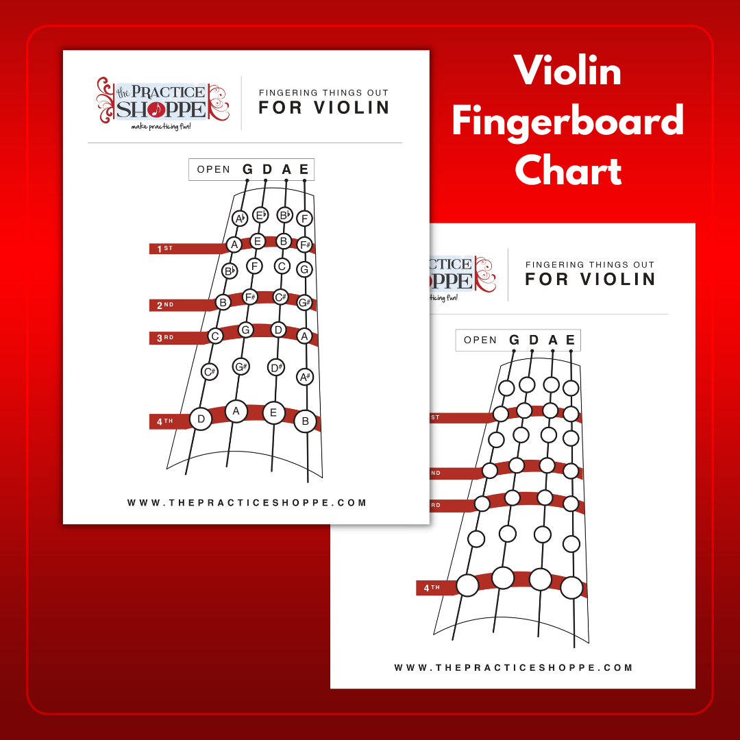 Fingering Things Out Violin Finger Chart (digital download) – The ...