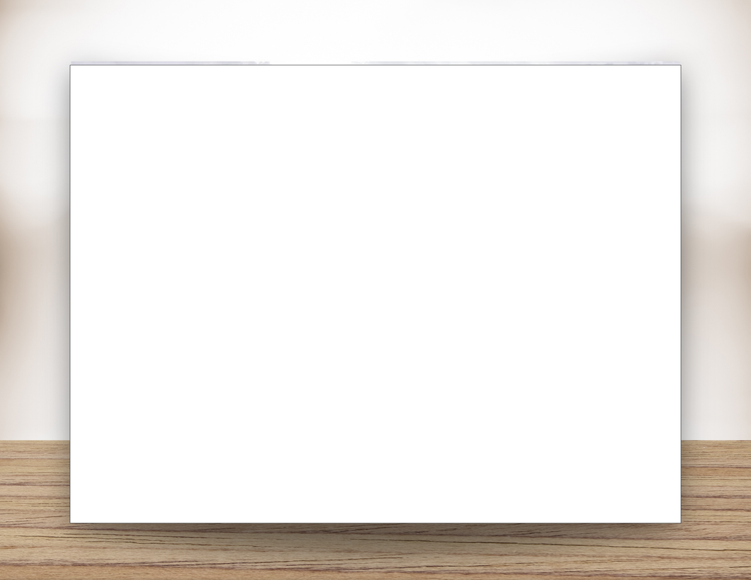 Blank Magnetic White Board