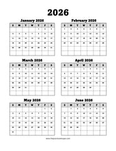 Load image into Gallery viewer, 2026 Year Calendar (Digital Download)
