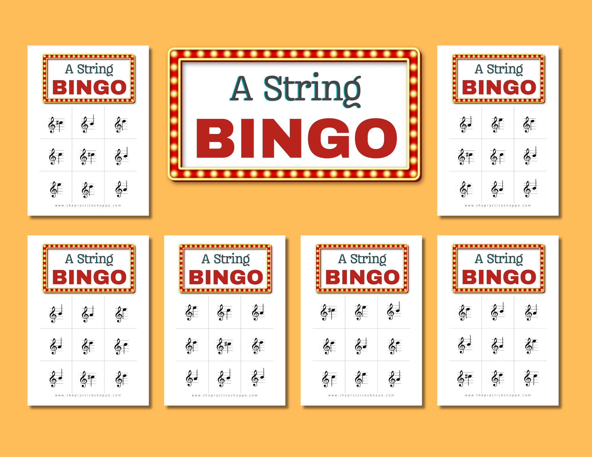 Violin A String Bingo (Digital Download) – The Practice Shoppe