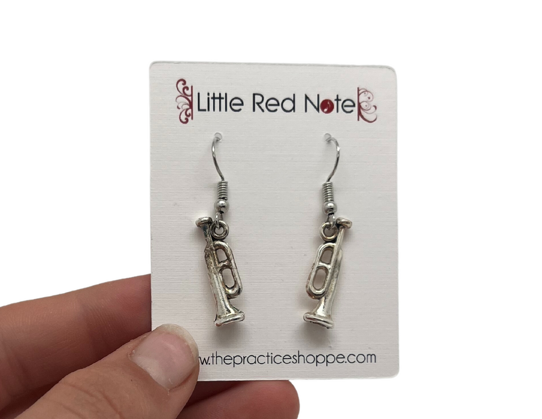 Fish Hook Trumpet Earrings
