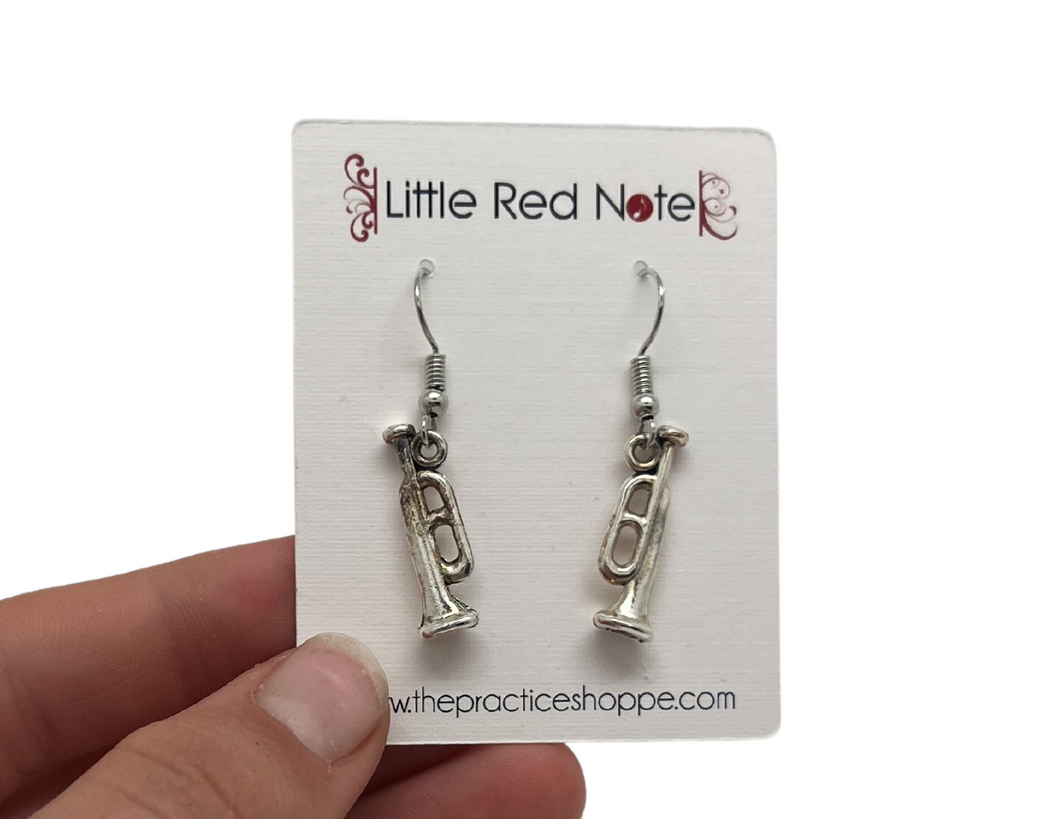 Dangle Fish Hook Trumpet Earrings