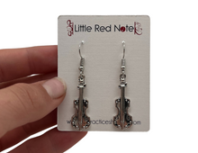 Load image into Gallery viewer, Dangle Fish Hook Tibetan Violin Earrings
