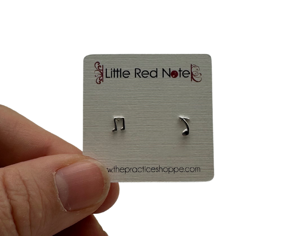 925 Sterling Super Mini Asymmetrical Earrings