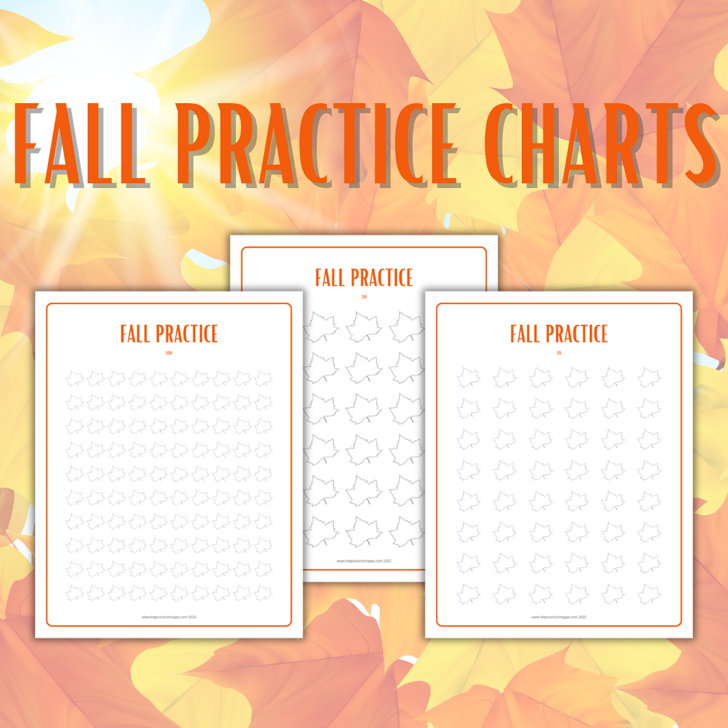 Fall Practice Charts (Digital Download)