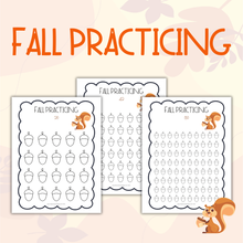 Load image into Gallery viewer, Fall Practice Charts (Digital Download)
