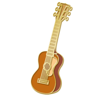 Guitar Enamel Pin