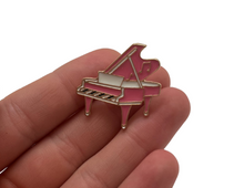 Load image into Gallery viewer, Piano Pink Enamel Pin
