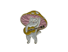 Load image into Gallery viewer, Mushroom Guitar Enamel Pin
