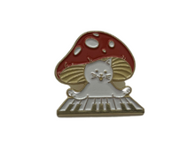 Load image into Gallery viewer, Mushroom Keyboard Enamel Pin
