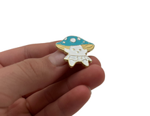 Load image into Gallery viewer, Mushroom Dancing Lady Enamel Pin

