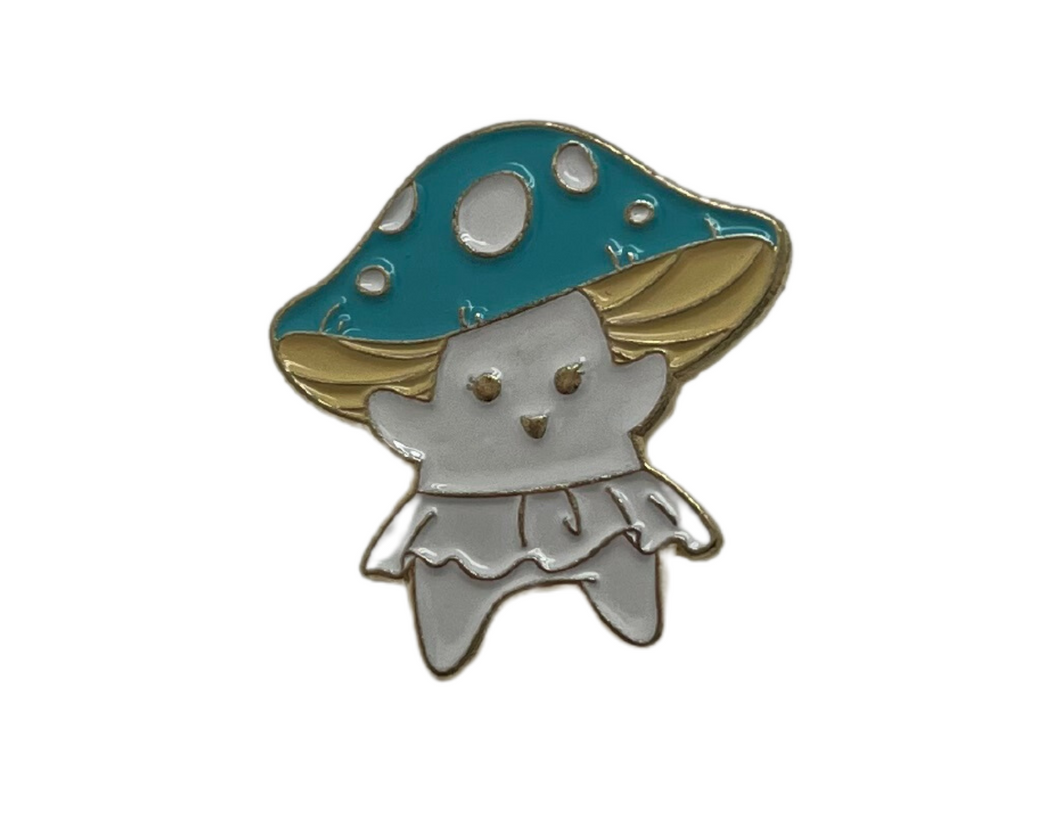 Mushroom Dancing Lady Enamel Pin