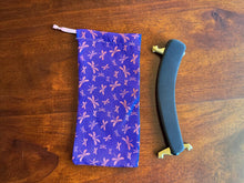 Load image into Gallery viewer, Pure Mulberry Silk Should Rest Bag - Twilight Dragonfly
