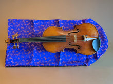 Load image into Gallery viewer, Pure Mulberry Silk Violin Bag - Twilight Dragonfly
