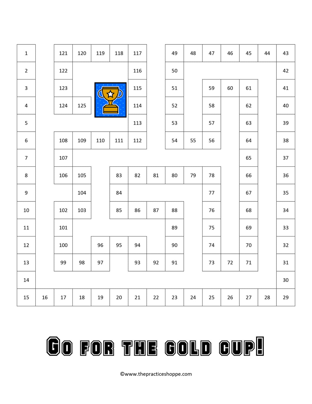 Go For the Gold Cup 125 (Digital Download)