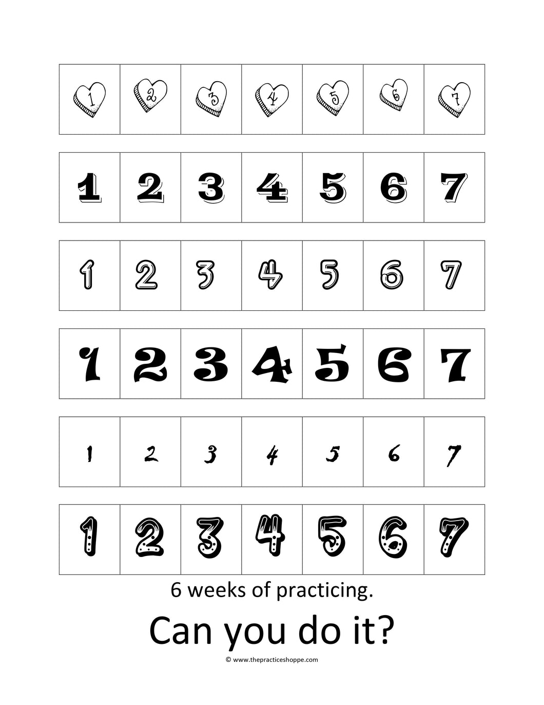 Six Weeks of Practicing (digital download)