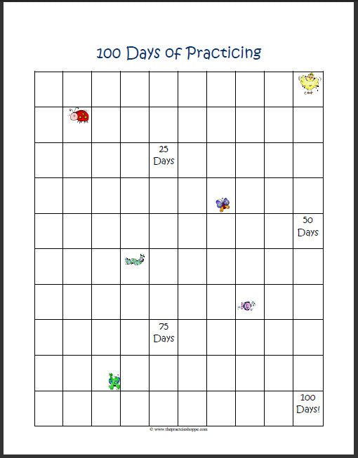 100 Days of Practicing (digital download)