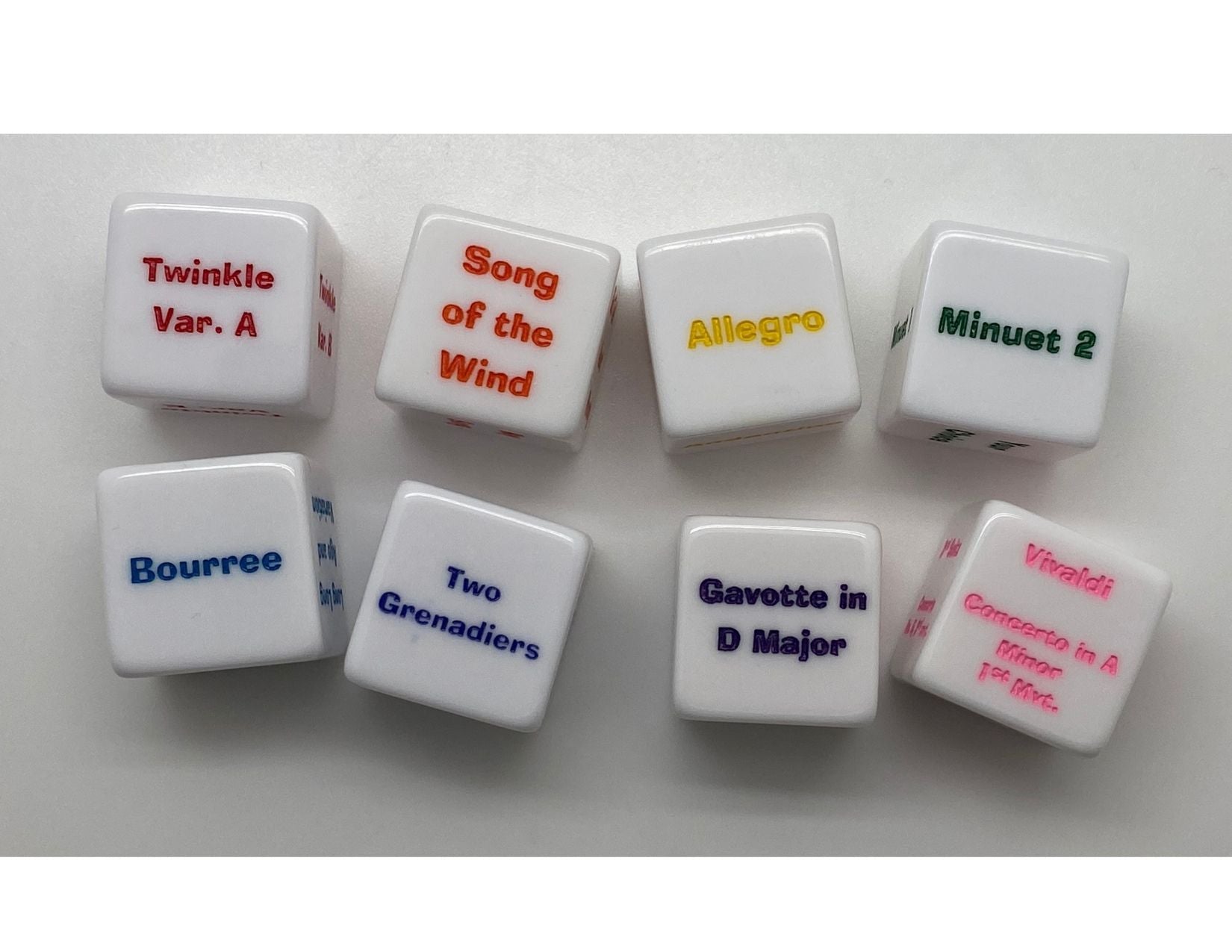 Suzuki Violin Dice Set - Books 1-4 – The Practice Shoppe