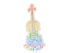 Load image into Gallery viewer, PS Single I Play Music Violin Sticker
