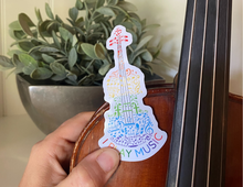 Load image into Gallery viewer, PS Single I Play Music Violin Sticker
