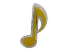 Load image into Gallery viewer, Eighth Note Clip - Yellow
