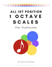Load image into Gallery viewer, All 1 Octave Scales for Violinists (Digital Download)
