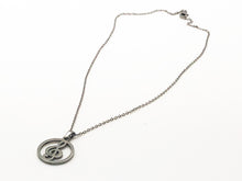Load image into Gallery viewer, Stainless Steel Treble Clef Circle Necklace - Silver
