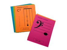 Load image into Gallery viewer, String Bass Regular Laminated Flashcards
