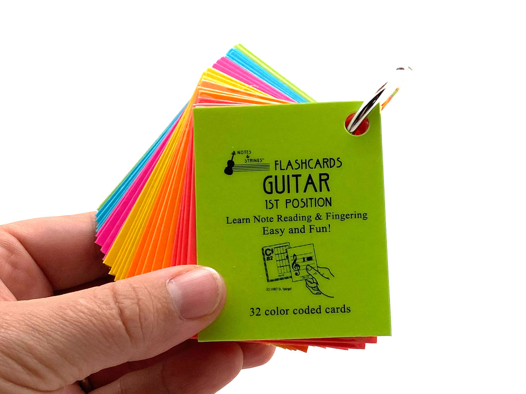 Guitar Mini Laminated Flashcards