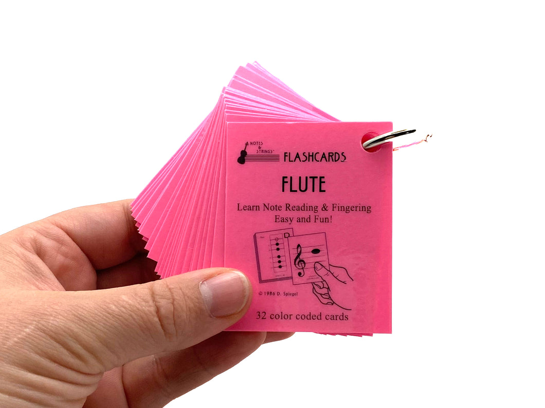Flute Mini Laminated Flashcards