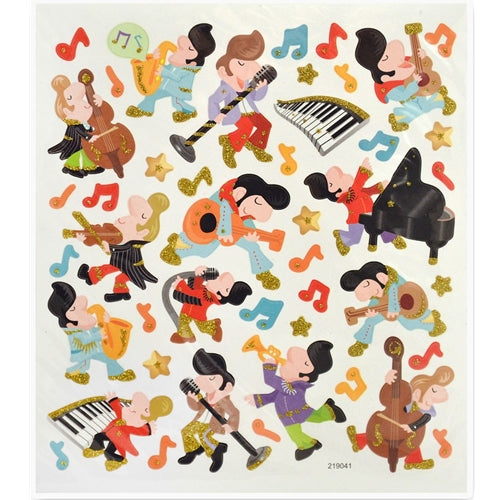 StickerKing Elvis Glitter Stickers