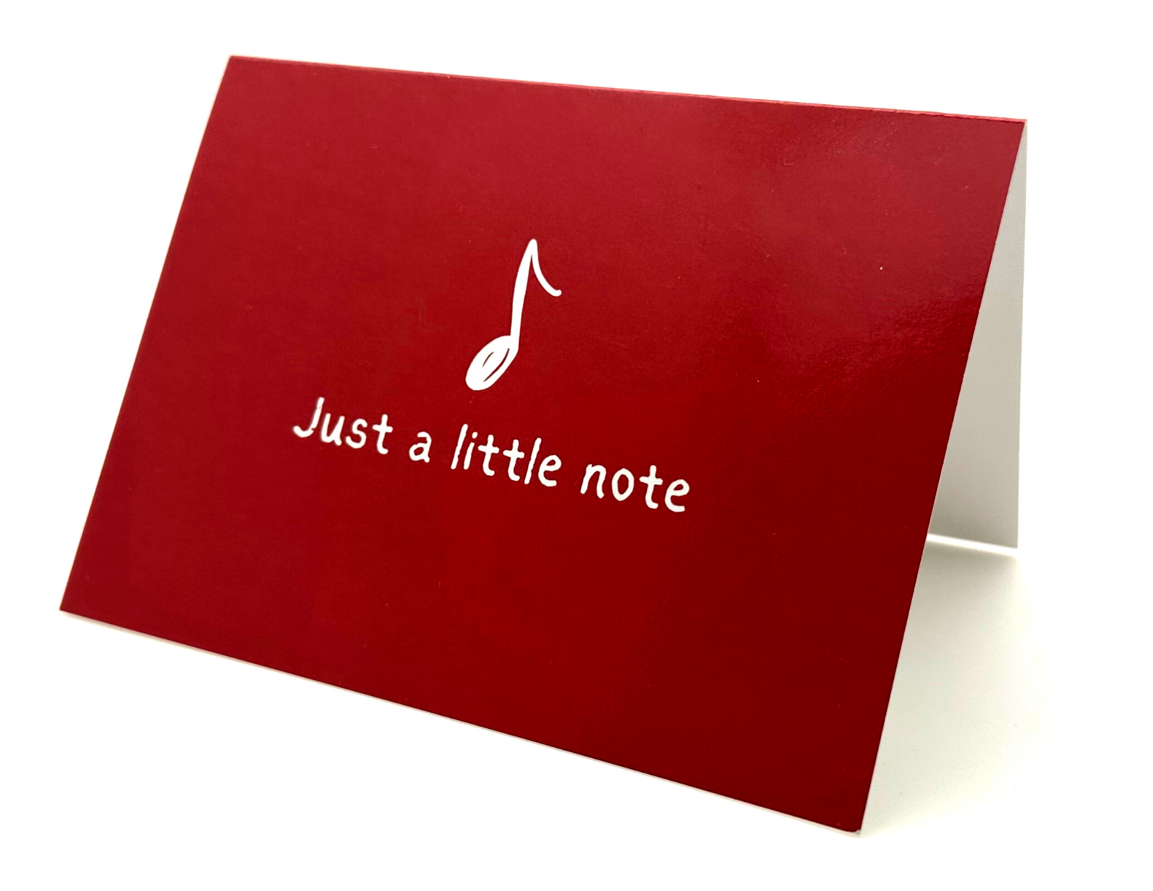 Little Red Note Profiles Just a Little Note Red Note Card - Set of 3 – The Practice Shoppe