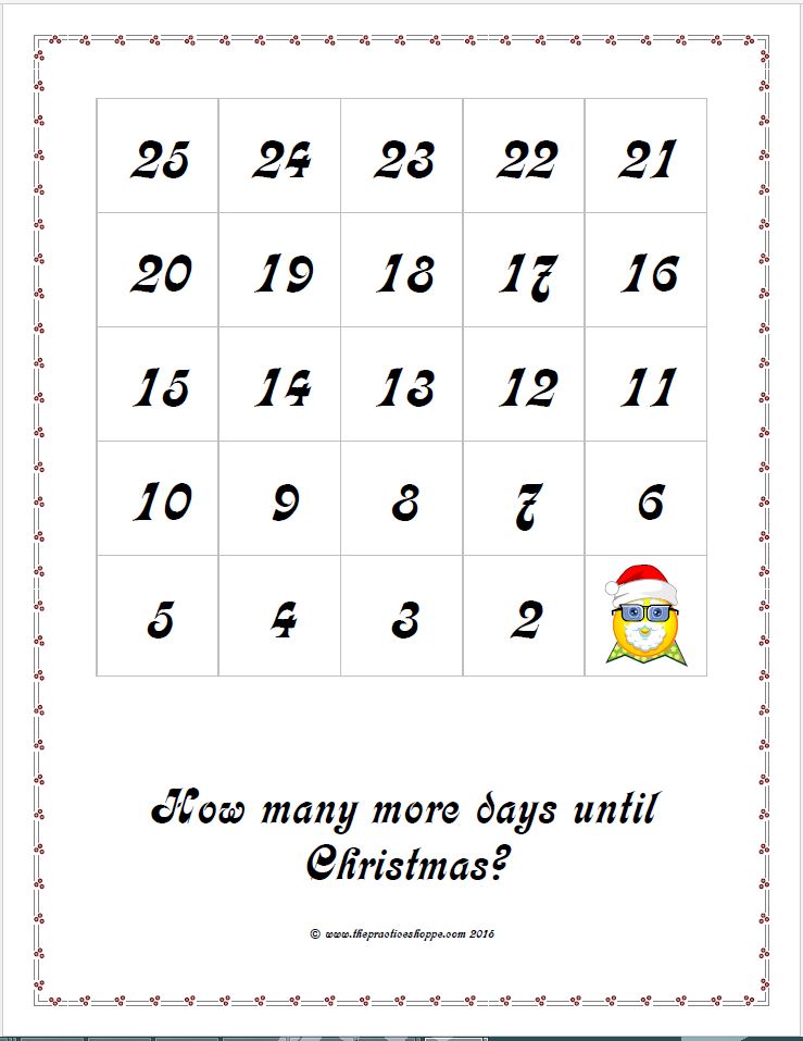 Countdown to Christmas (digital download)