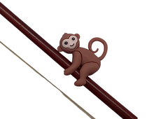 Load image into Gallery viewer, Monkey Buddy Bow Wrap
