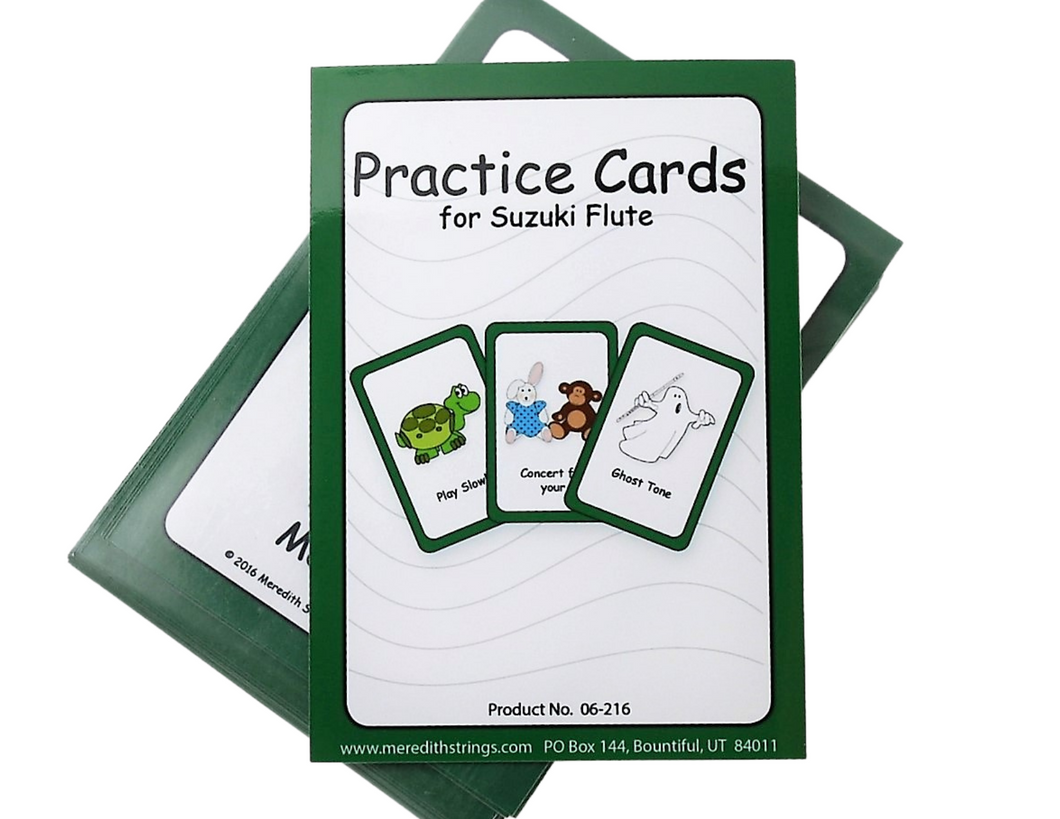 Flute Practice Cards for - Small