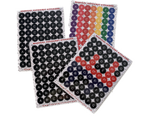Load image into Gallery viewer, PS Sheet Musical Alphabet Stickers Sampler - set of 4
