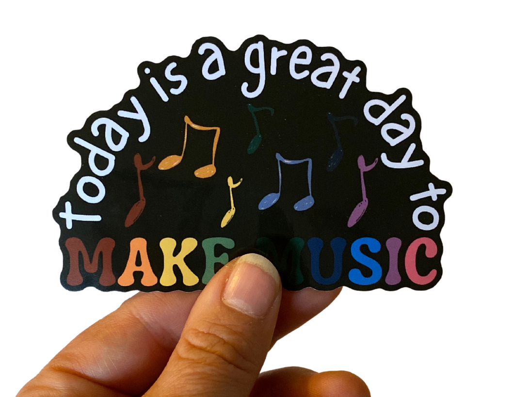 PS Single Today is a Great Day to Make Music Sticker