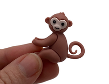 Load image into Gallery viewer, Monkey Bow Buddy Wrap
