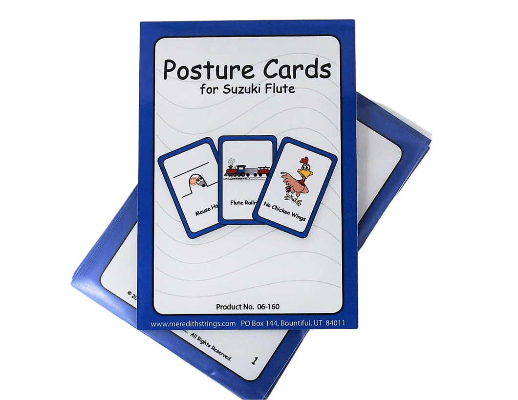 Flute Posture Cards - Large